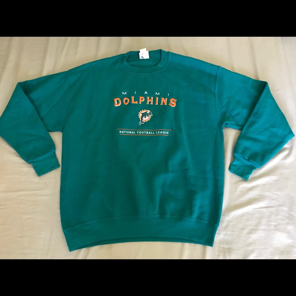 Miami dolphins vintage sweater